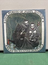Love Poems Of John Donne LP Record Album READ by Richard Burton Caedmon TC-1141