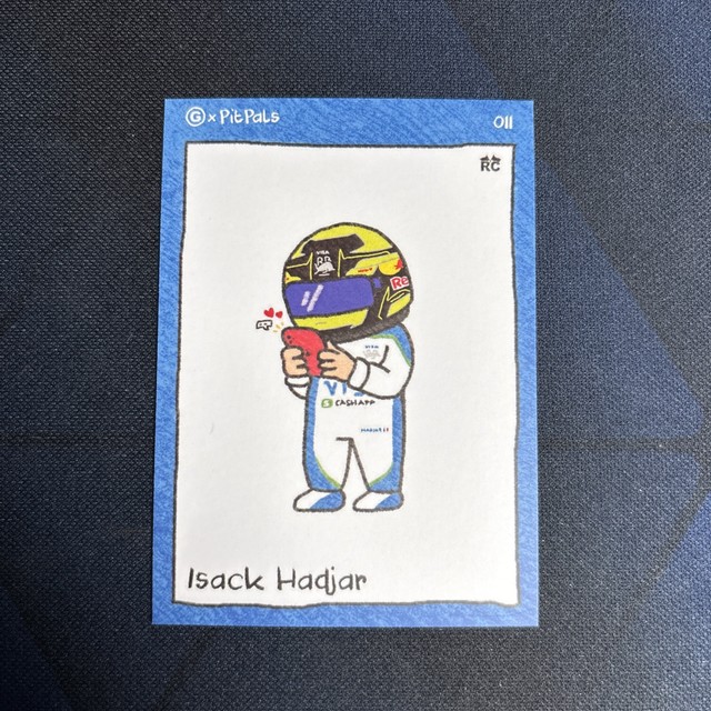 Isack Hadjar Rookie Card #011. Part of Pit Pals Series 1 From Gridlock
