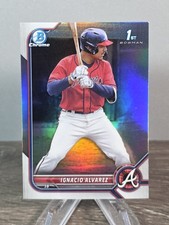 2022 Bowman Draft #BDC-125 Ignacio Alvarez Chrome Refractor Atlanta Braves