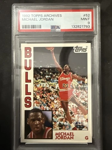 1992 Topps Archives #52 Michael Jordan PSA 9 MINT  Fresh Grade 🔥🔥🔥 HOF