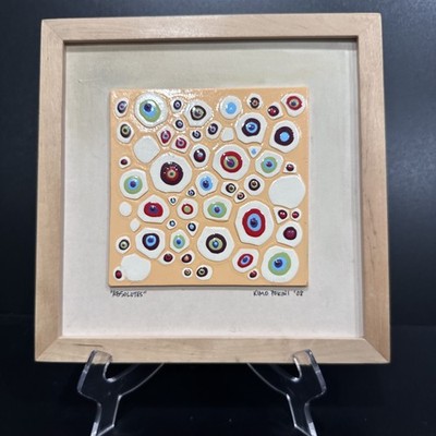 1 of kind Kimo Pokini Signed ABSOLUTES 2008 Contemporary Abstract Art Framed 3 D