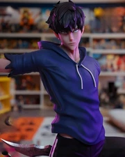 Sung Jinwoo Solo Leveling | Garage Kit DIY Figure Statue PAINTED 3D Model