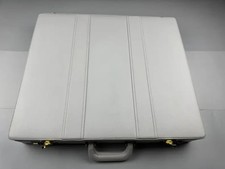 Leather Masonic Regalia Apron Hard Case Briefcase Provincial Size White Strap