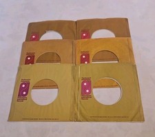 45 RPM 7" RECORD SLEEVES CO. SLEEVE 6 PACK SEE PHOTOS Philadelphia SLV360