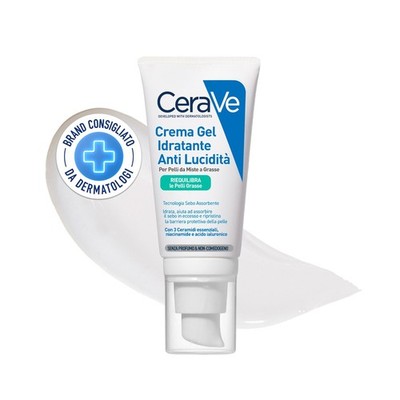 CeraVe Gel-Crema Hidratante Oil Control, Para Piel 1 stück (1er Pack), Bianco