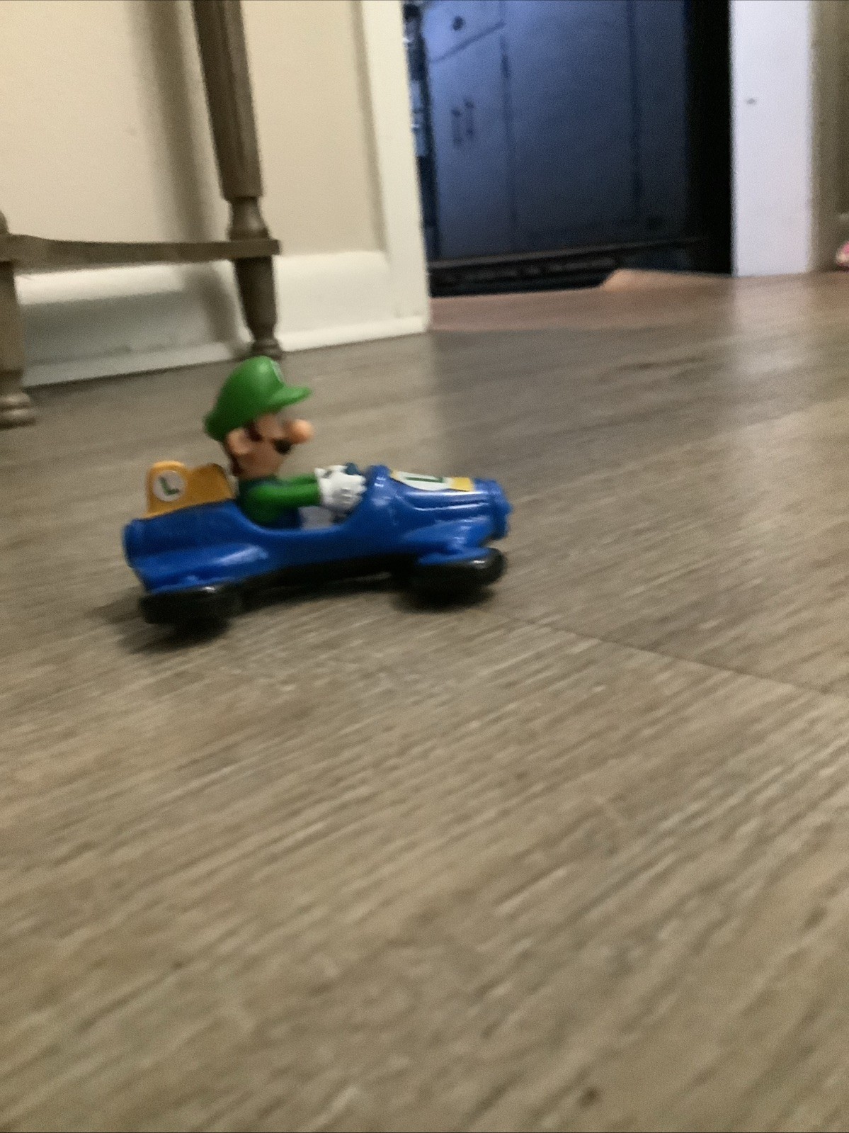 McDonald’s Happy Meal Toy Mario Kart Luigi Racer Car Nintendo Collectible. 2022