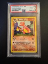 Pokemon PSA 8 Charmeleon #24 Prima Edizione Set Base 2000 Italiano