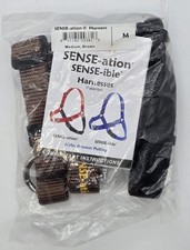 SENSE-ation No Pull Dog Trainer Walking Harness Med Brown Nylon Adjustable Pet
