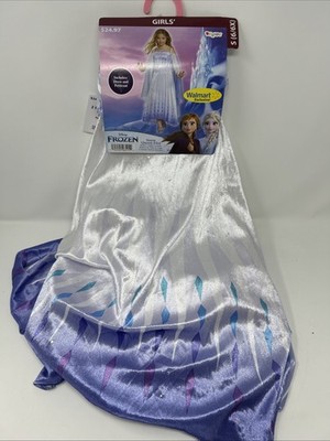 Size 6-6X Disguise Girls Disney Frozen Snow Queen Elsa Prestige Gown Costume