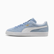 Puma Suede Classic Sneakers Unisex in Light Blue and White Limited Stock