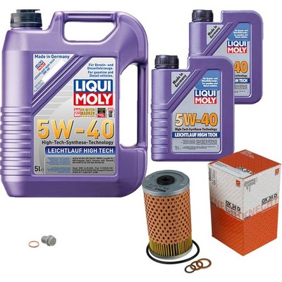 MAHLE Ölfilter 7 L LIQUI MOLY 5W-40 High Tech für Mercedes-Benz 190 E G-Klasse