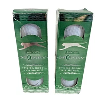 Slazenger Money Golf Balls 2 Pack New Soft Core 360 Dimple USGA Made USA Vintage
