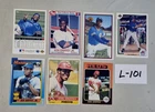 #1970s-80s TOPPS KEN GRIFFEY & KEN GRIFFEY Jr. BASEBALL CARD LOT 7 CARDS #L-101