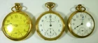 Three Antique Pocket Watches Seth Thomas, Waltham, Hamilton
