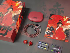 Tangzu Waner2 Bass IEMs Red, New Sealed Sanci tips & Harmonic tips + gifts