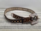 Nocoma Genuine leather belt with cow hide 36.5" long medium  — photo 1