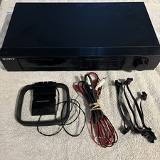 Vintage SONY ST-JX301 Quartz Digital Synthesizer Stereo Tuner Tested With Cords