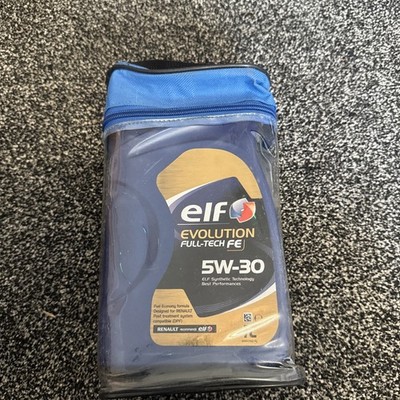 Engine Oil Top Up Elf Evolution Full-Tech FE 5w30 1L +Gloves,Wipes,Funnel