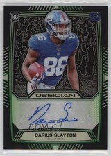 2019 Panini Obsidian Rookie Electric Etch Green 7/50 Darius Slayton Auto 4f5