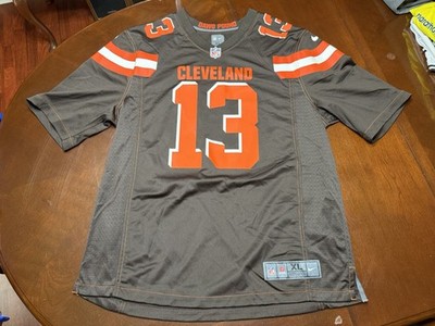 NFL Cleveland Browns 13 Jersey Odell Beckham Jr Mens XL Dawg Pound Nike On Field