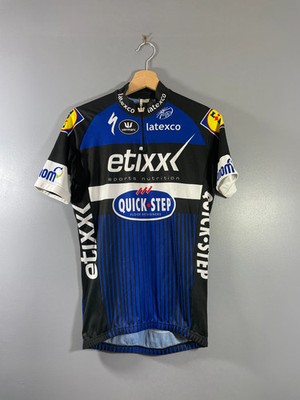 Vintage Fahrrad Trikot Vermarc Team Quick Step Etixx Latexco Peugeot lild