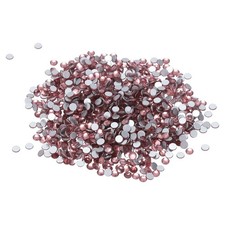 SS4/1440Pcs Glass Diamante Rhinestone, Man Made Gems, Light Purple
