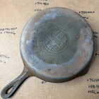 Griswold #8 Large Block Logo Cast Iron Skillet 704 W