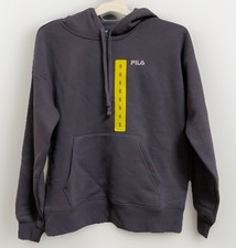    FILA Ladies' Embroidered Logo Fleece Hoodie Graystone Size S  