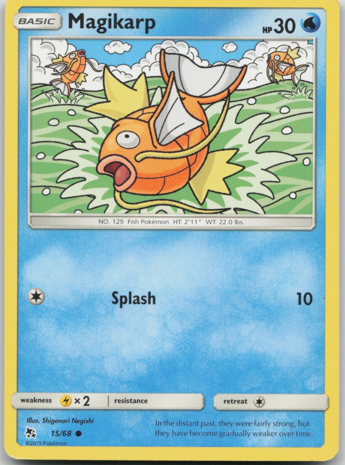 Magikarp 15/68 Common Hidden Fates LP Normal