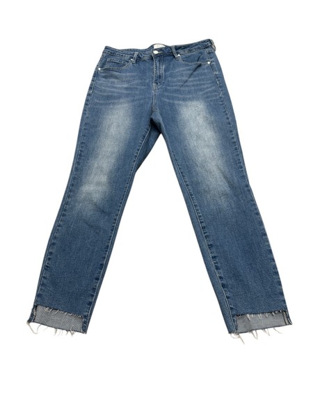 Grab Denim Womens Size 32 Blue Crop Skinny Jeans Good Condition
