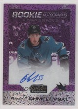 2020-21 O-Pee-Chee Platinum Rookie Violet Pixels Sasha Chmelevski #R-SC Auto 1u6
