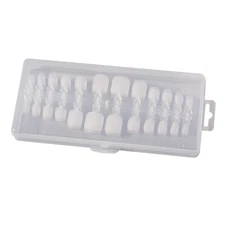 240Pcs Toenails Full Cover Square False Fake Nails Tips Nails Manicure ToFDFzd