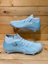 New Puma Ultra Match 5 FG AG Soccer Cleats White Blue Women's Size 9 108640-01