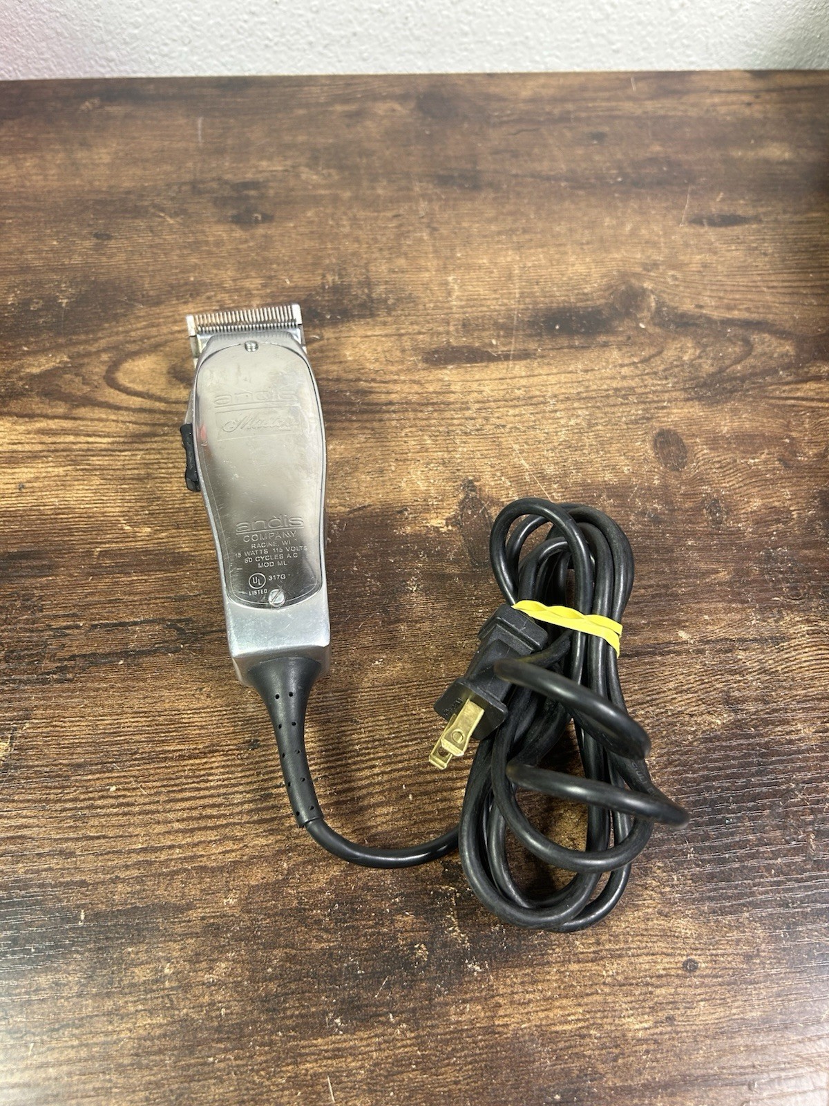 Andis Master ML Hair Clipper Model ML Electric Corded Tested