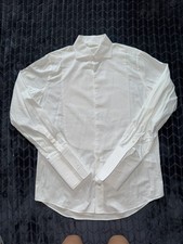 Suitsupply Shirt Mens White Tuxedo Dress French Cuff Slim Fit Formal Sz 16