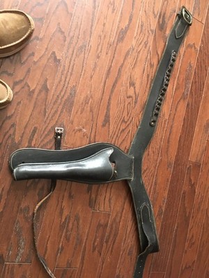 Cowboy style gunbelt and holster