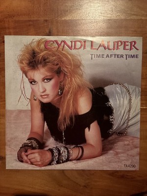 Cyndi Lauper Time After Time Vinyl TA 4290 1984