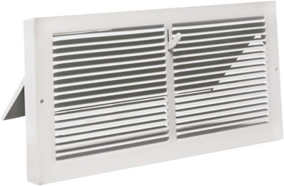 RG0113 Steel Painted Baseboard Register, 10 X 8-Inch, White, 1-Pack