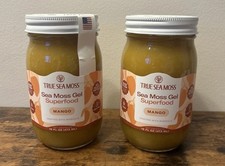 2x True Sea Moss Gel Superfood Mango Flavor 16 FL OZ 473 ML EXP 12/2026