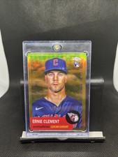 2022 Topps Chrome Platinum Anniversary Ernie Clement Gold /50 Rookie Blue jays