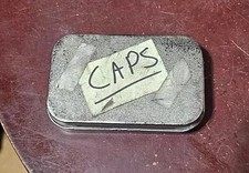 WEATHERED Fallout Nuka Cola Bottle Cap Stash Tin Of 18 *Unofficial, Handmade*