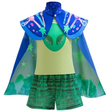 Kids Elio Cosplay Boys 2025 Movie Ellio Costume Shirt Cloak Pants Full Set Gift