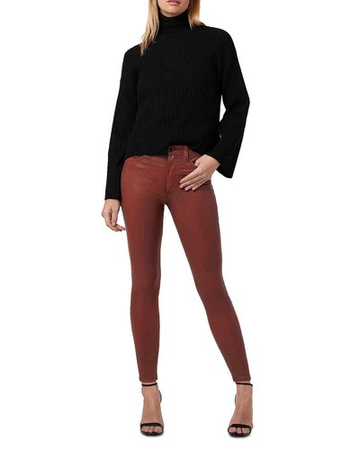 Joe's Jeans Women's Cinnamon The Charlie Coated High Waist Ankle Skinny Jeans... - Picture 4 of 4