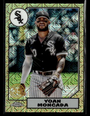 Yoan Moncada 2022 Topps #T87C-30 1987 Topps Baseball 35th Anniversary Chrome