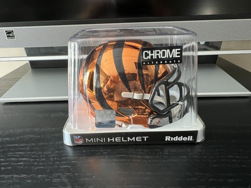 Mini Casque Riddell Cincinnati Bengals 68-79 Speed Throwback - Neuf Dans Sa Boîte - Collection NFL