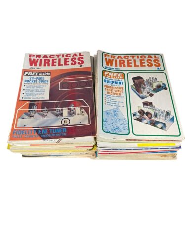 Practical Wireless Magazine X36 1960’s Bundle Job Lot Vintage