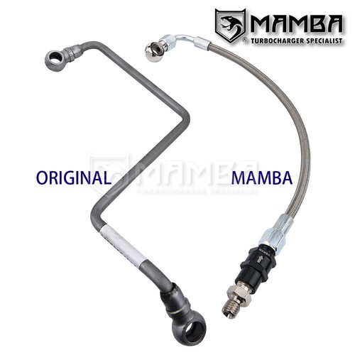 Turbo oil feed & drain line fits 02~10 Citroen Peugeot Ford 1.4L HDI TDCI DV4TD - Picture 5 of 10