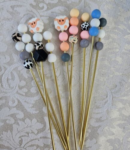 Amigurumi Crochet Sewing Sticks,  Amigurumi Sticks.  Handmade, Knitting needles, - Afbeelding 1 van 5