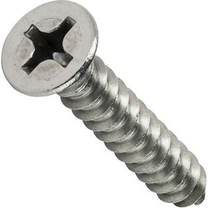 Sheet Metal Screws Stainless Steel Pan Head Square Drive #10 x 2/" Qty 100