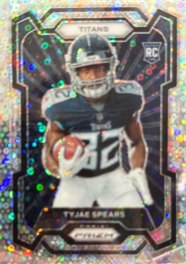 🔥🏈2023 Panini Prizm Rookie Variations#320 Tyjae Spears No Huddle Disco